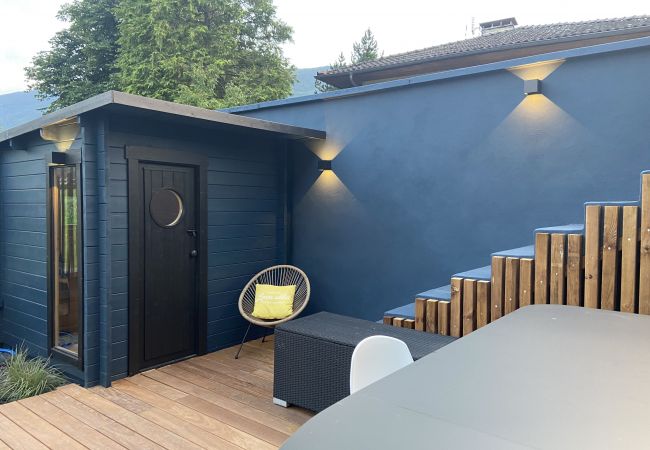 Sauna - Holiday rental  sauna, cocooning, holiday rental, location, saint-jorioz, lake, mountains, luxury, hotel, house, sun, snow, vacation