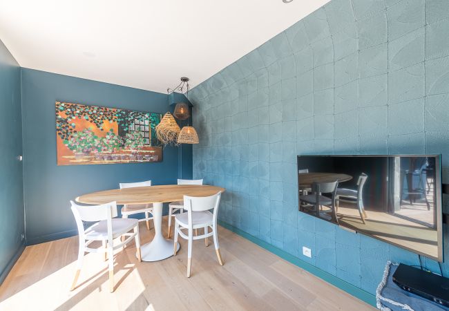 Dining room - Holiday rental dining room, cocooning, holiday rental, location, saint-jorioz, lake, mountains, house, luxury, hotel, sun, snow, vacation