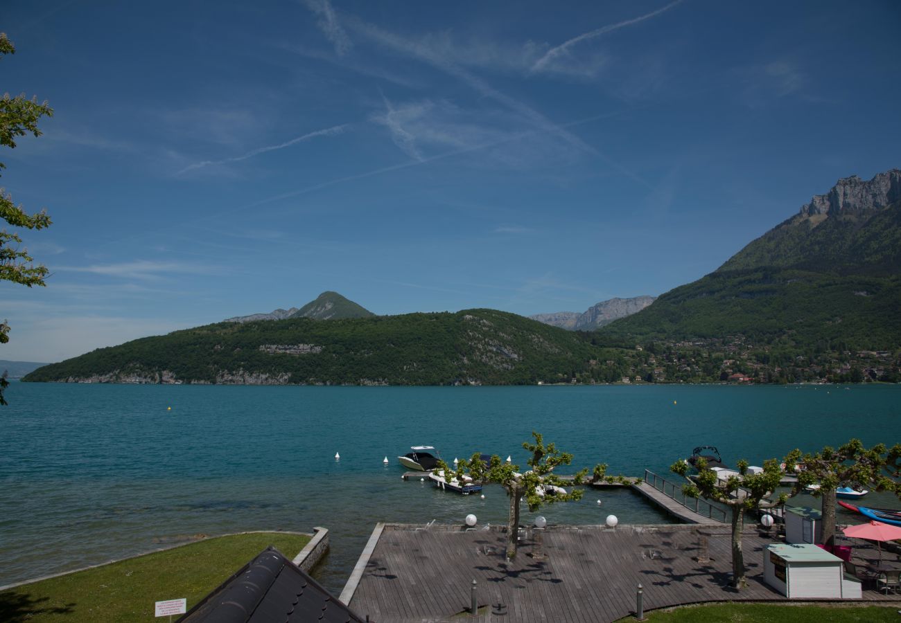 Baie des voiles residence garden - Holiday rental garden, baie des voiles, holiday rental, location, annecy, lake, mountains, luxury, flat, hotel, sun, snow, vacation