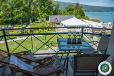 Flat for rent Duingt, private beach at lac d'anecy, duplex 5p for rent, what is the weather like in annecy in summer?, France