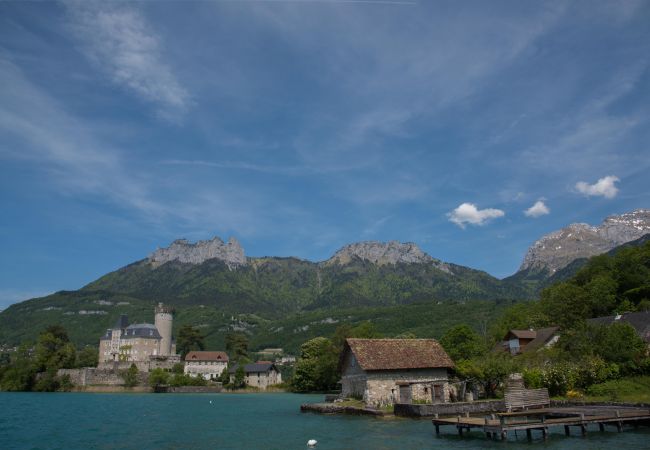 Castle view in Duingt - Holiday rental  castle view, Duingt, lake, residence, baie des voiles, annecy, holiday, location, rental