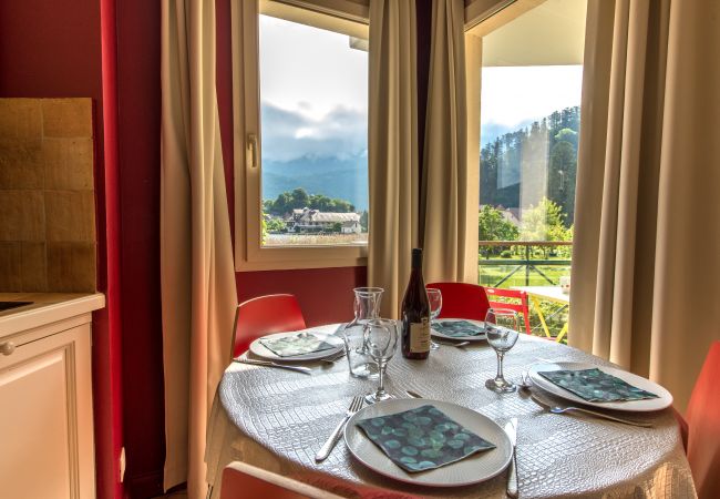Dining room - Holiday rental dining room, 4 persons, mountains view, holiday rental, location
