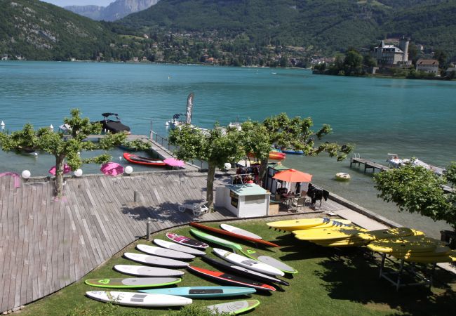 Residence the Baie des voiles - Holiday rental  residence, baie des voiles, annecy, beach, lake, boat, holiday rental, location