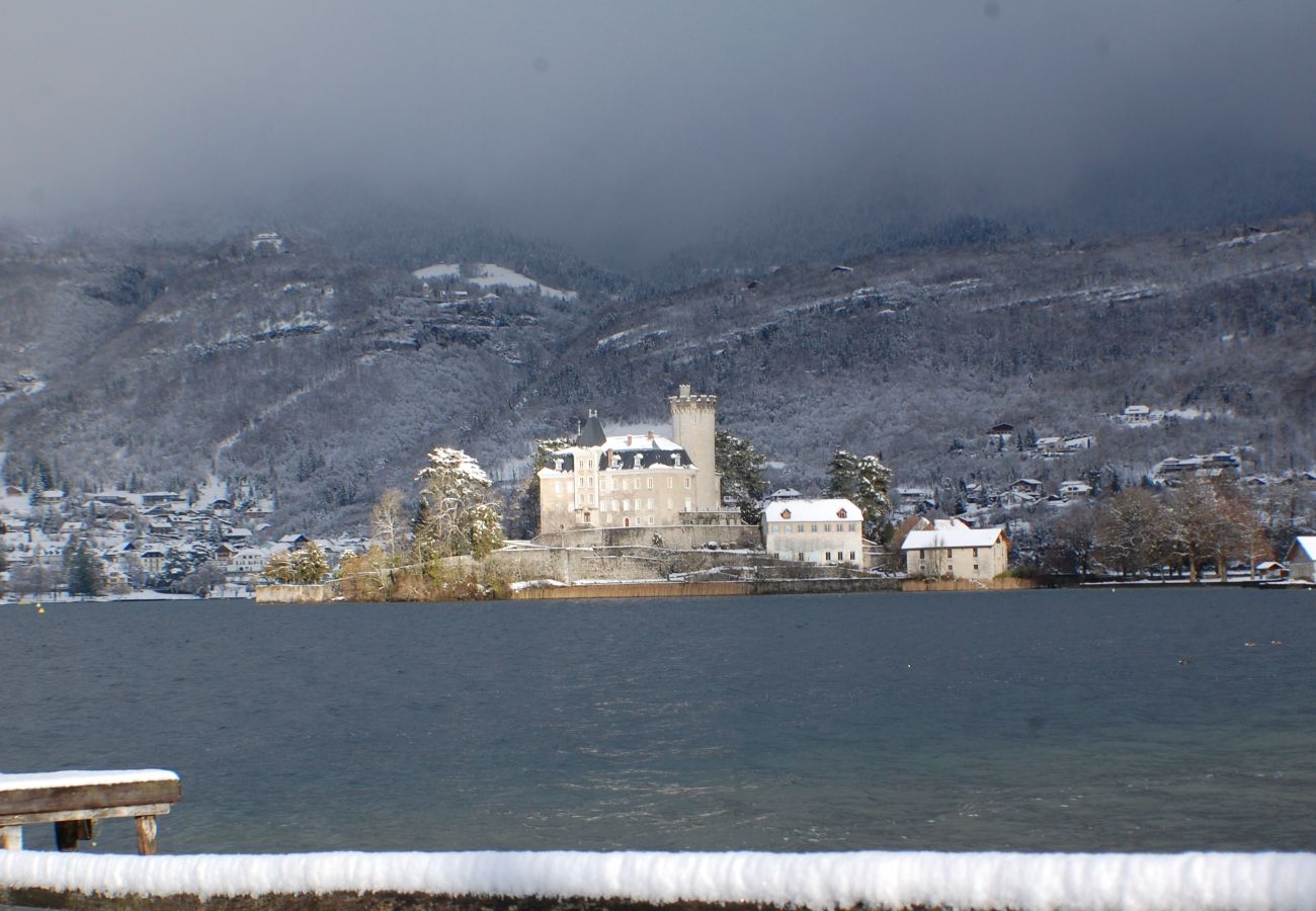Residence with view on castle - Holiday rental  castle, lake view, residence, baie des voiles, Duingt, holiday rental, location