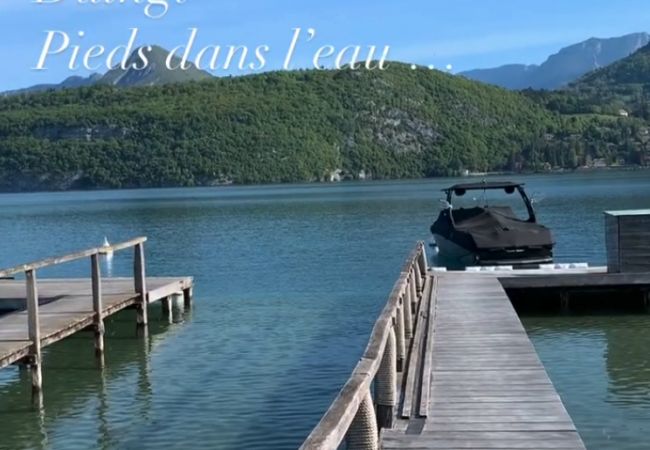 Appartement à Duingt - BAIE DES VOILES - #2 rez de jardin, 1ch. acces lac Appartement à Duingt - BAIE DES VOILES - #2 rez de jardin, 1ch. acces lac