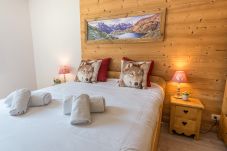 chambre, coin nuit, lit double, vacances, location saisonnière, luxe